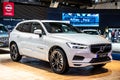 Volvo XC60, Brussels Motor Show, 2nd gen, Scalable Product Architecture SPA platform, compact luxury crossover Volvo SUV Royalty Free Stock Photo