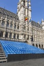 Grand Place Square with established Royalty Free Stock Photo