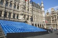 Grand Place Square with established Royalty Free Stock Photo