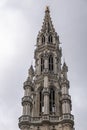 Top of City Hall spire, Brussels, Belgium Royalty Free Stock Photo