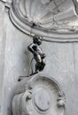 BRUSSELS, BELGIUM - JULY 6: Manneken Pis statue in Brussels. Sta Royalty Free Stock Photo