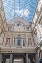 Interior view inside the Galeries Royales Saint-Hubert Royalty Free Stock Photo