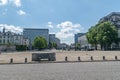 Place Poelaert Brussels near Memorial for the Belgian Foot Soldiers Royalty Free Stock Photo