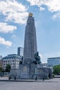 View of Infantry Memorial, in memory of Belgian foot soldiers