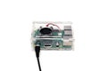 Brussels, Belgium - March 18, 2017 : illustrative editorial image showing Raspberry Pi 3 single-board computer.