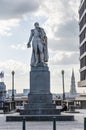 Brussels, Belgium - May 12, 2015: Augstin-Daniel Belliard, statue