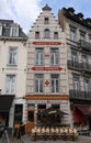 The famous brasserie Bon Enfants located at Grand Sablon square in the heart of Brussels, Belgium.
