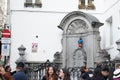 The famous Manneken Pis Statue, Brussels Royalty Free Stock Photo