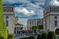 Mont des arts in Brussels Royalty Free Stock Photo