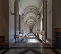 Brussels Capital Region - Belgium - Decorated isle with bowed arches of the court of justice