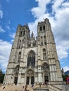 Brussels Cathedral Royalty Free Stock Photo