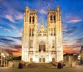 Brussels - Cathedral of St. Michael and St. Gudula, Belgium Royalty Free Stock Photo