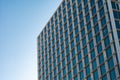 Brussels city center, Belgium - Contemporary facade and windows of office buidlings