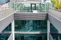 Brussels city center, Belgium - Contemporary rooftop construction of the Brussels city administration