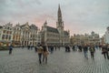 Brussels city central square Grand Place, part of UNESCO world heritage