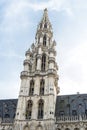 Brussels City Hall at the Grand Place in Brussels, Belgium Royalty Free Stock Photo