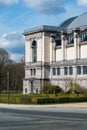 Brussels European Quarter, Belgium - The army museum in the Cinquentenaire park