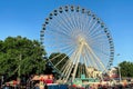 Brussels eye in a public fairgound in Bruxelles Royalty Free Stock Photo