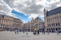 Brussels famous Grand Place where the City Hall and City Museum can be found