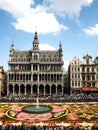 Brussels flower carpet Royalty Free Stock Photo