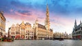 Brussels - Grand place, Belgium Royalty Free Stock Photo