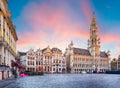 Brussels - Grand place, Belgium, nobody Royalty Free Stock Photo
