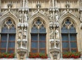 Brussels Grand Place holy statues