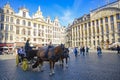 Brussels Grand place square, Belgium Royalty Free Stock Photo