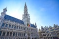 Brussels Grand place square, Belgium Royalty Free Stock Photo