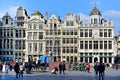 Brussels Grand Place with tourists Royalty Free Stock Photo