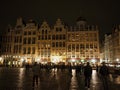 Night Brussels in the center of culture