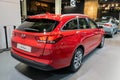 BRUSSELS - JAN 9, 2020: New Hyundai i30 Wagon car model showcased at the Brussels Autosalon 2020 Motor Show