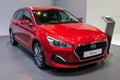 BRUSSELS - JAN 9, 2020: New Hyundai i30 Wagon car model showcased at the Brussels Autosalon 2020 Motor Show