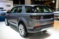 BRUSSELS - JAN 9, 2020: New Land Rover Discovery Sport 2.0 P200 car model showcased at the Brussels Autosalon 2020 Motor Show Royalty Free Stock Photo