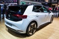 BRUSSELS - JAN 9, 2020: Volkswagen ID 3 electric car showcased at the Brussels Autosalon 2020 Motor Show