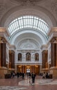 Brussels Old Town, Belgium - Arched hallway of the old stock exchange