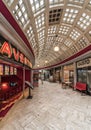 Brussels Old Town, Belgium - Interior arcades of the Galerie du centre, a vintage central Gallery