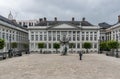 Brussels Old Town - Belgium - Neoclassical facade and square of the Place des Martyrs, the Martyrs\' square with the official