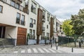 Brussels Old Town - Belgium - Renovated apartment blocks in upperclass style at the poor borrow of the Rempart des Moins, The