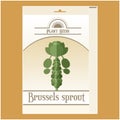 Brussels Sprout seed pack