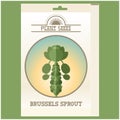 Brussels Sprout seed pack