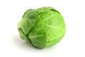 Brussels sprouts isolated on white background closeup Royalty Free Stock Photo