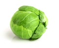 Brussels sprouts isolated on white background closeup Royalty Free Stock Photo
