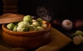 Brussels sprouts Royalty Free Stock Photo