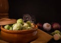 Brussels sprouts Royalty Free Stock Photo