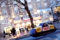 Brussels taxi Royalty Free Stock Photo