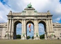 Brussels - Triumphal arch Royalty Free Stock Photo