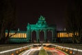 Brussels Triumphal Arch Royalty Free Stock Photo