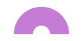 Brutalist Geometric Circle Icon