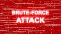 Brute-force attack - hacker pasword protection security